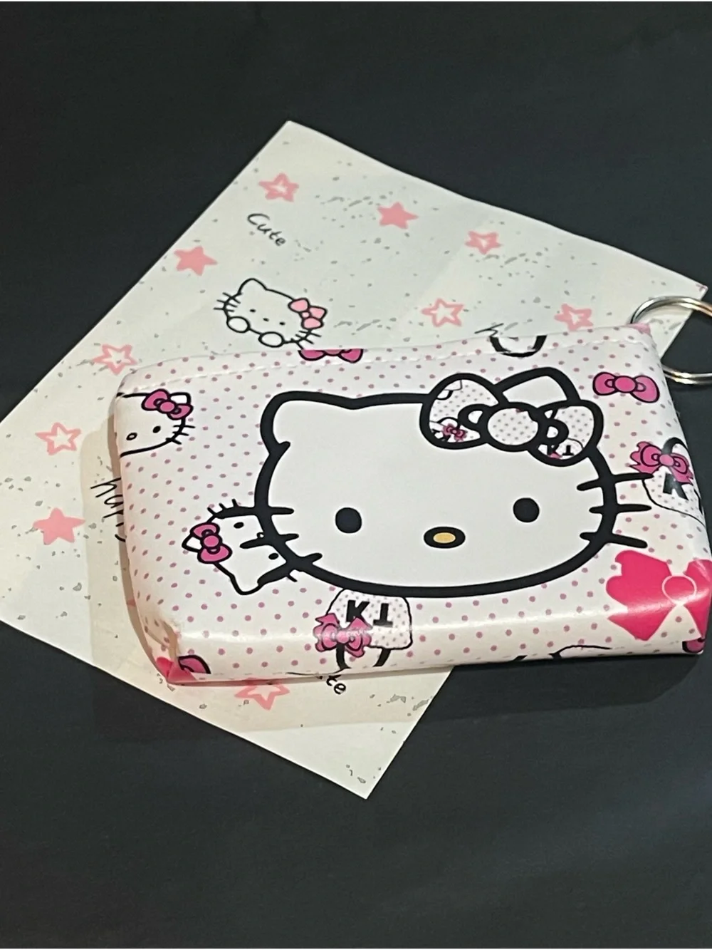 HK Pink Kids Card Holder or Coin Purse